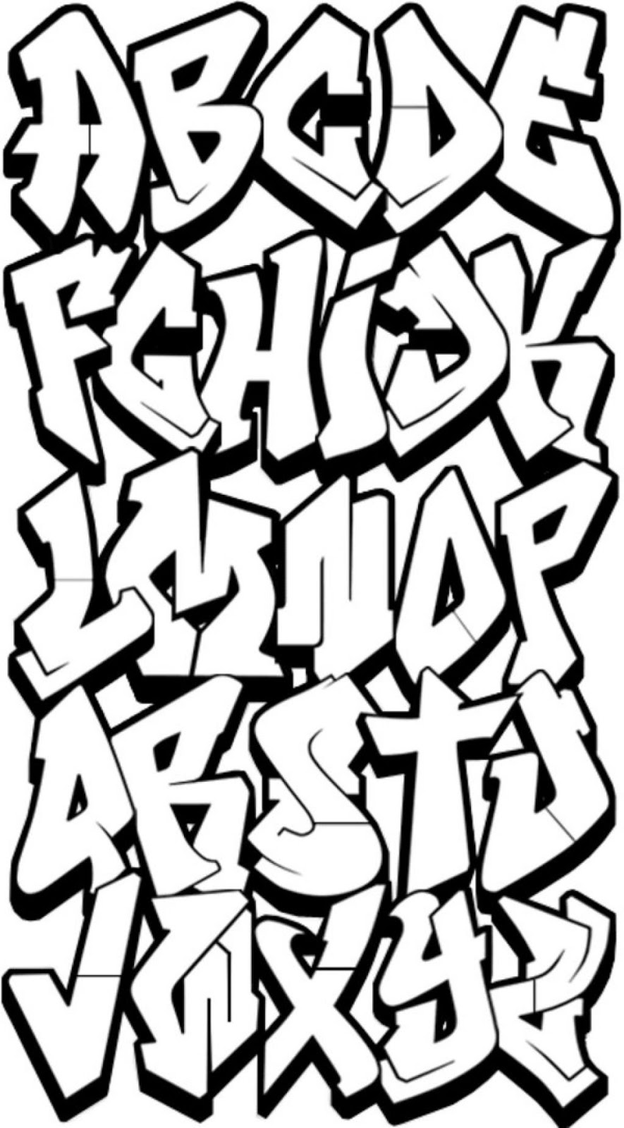 Tydehner: Cool Graffiti Alphabet Styles