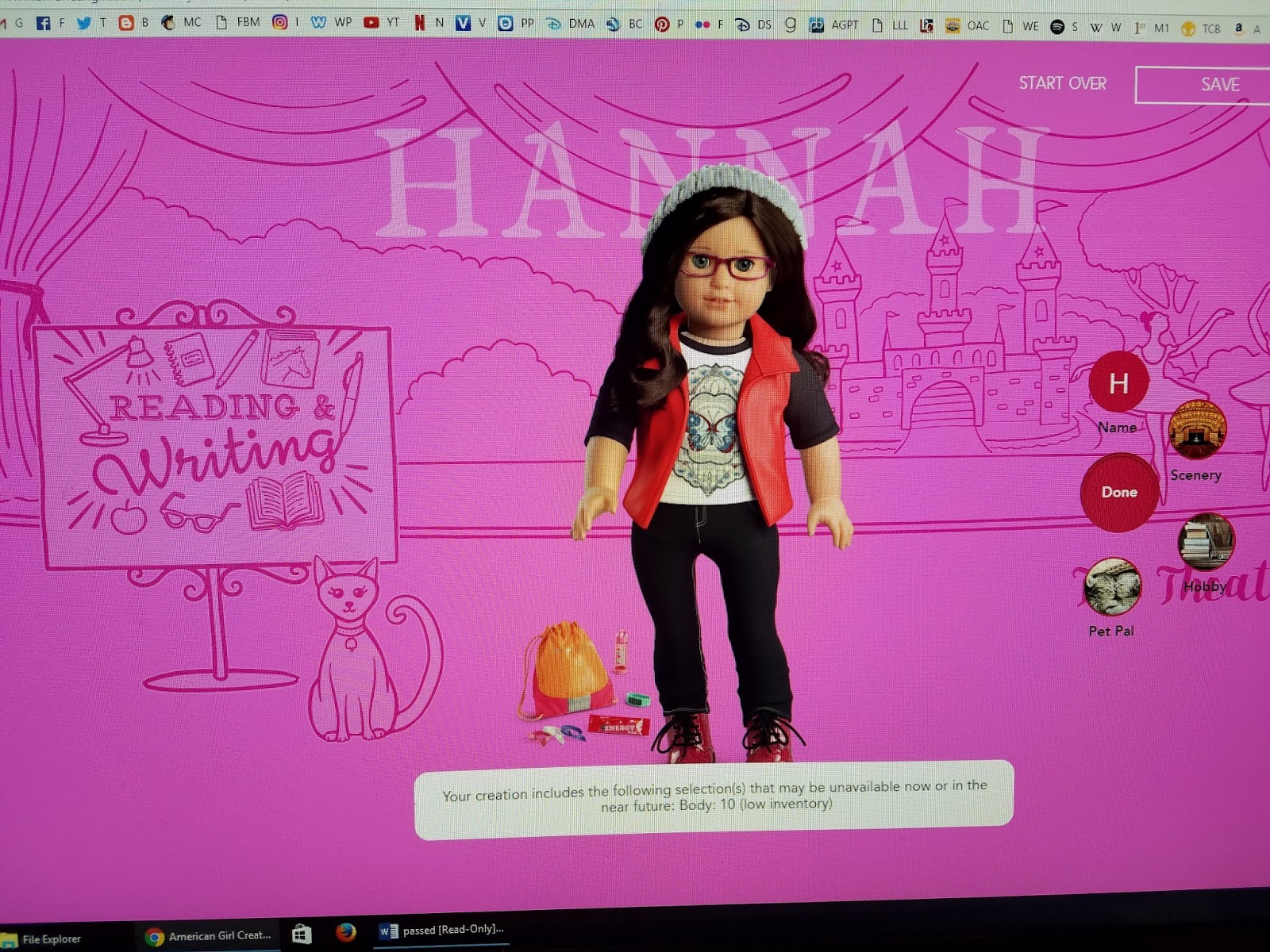 make your own american girl doll