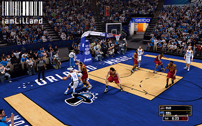 NBA 2K13 Orlando Magic Fictional Court Design