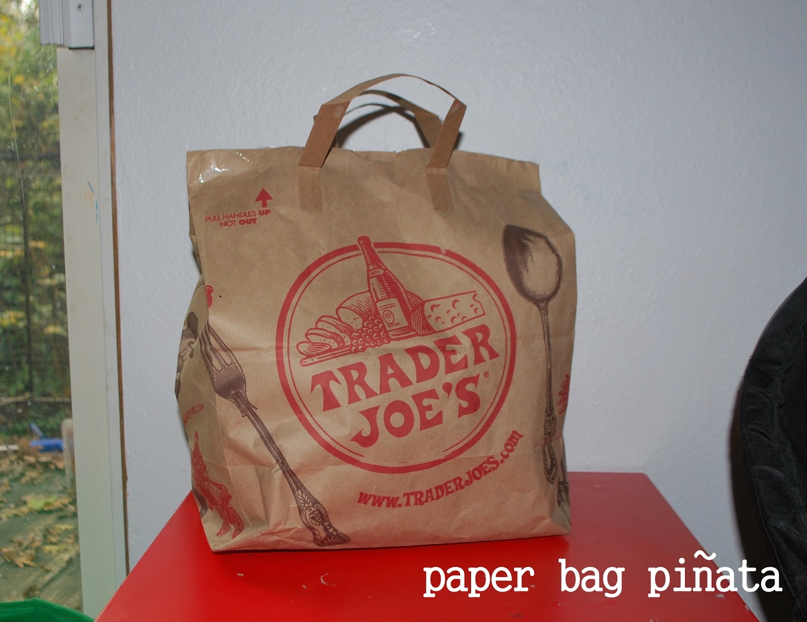 Temporary Insanity, Permanent Joy Paper Bag Pinata Tutorial