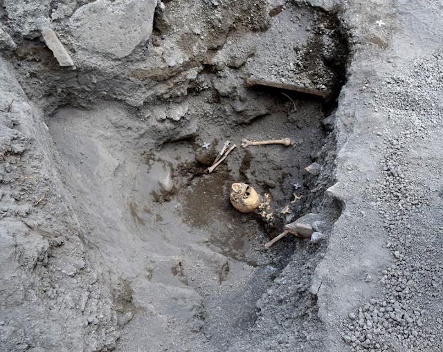 Ancient Pompeii victim not crushed by stone block, after all
