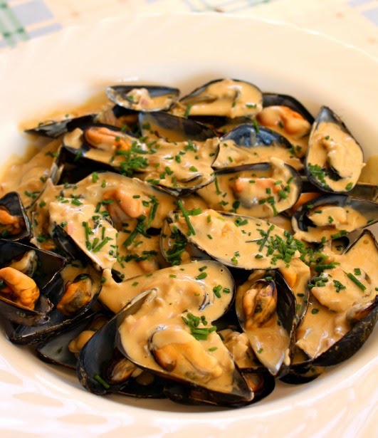 Sabor en cristal Mejillones au beurre blanc de yuzu