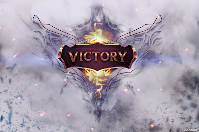 Wallpaper Gaming League Of Legends Victory