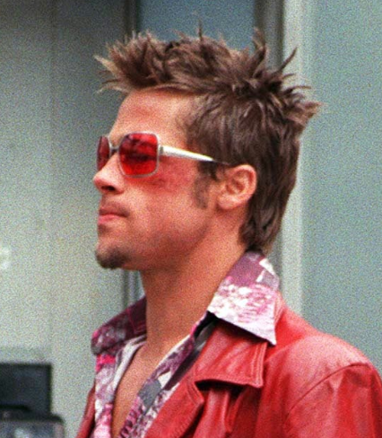 Brad Pitt Hairstyle Fight Club The Best Undercut Ponytail