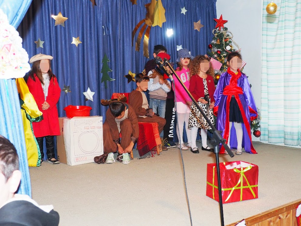 Η μπουγάδα του Αη Βασίλη από τα παιδιά της Α και Β τάξης /Δεκέμβριος 2018