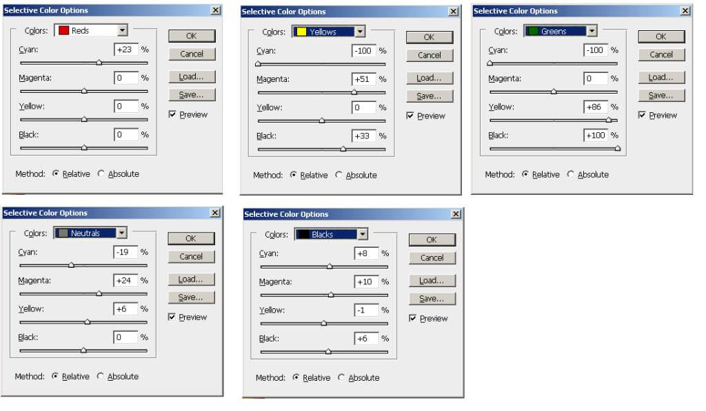User select color. User select color