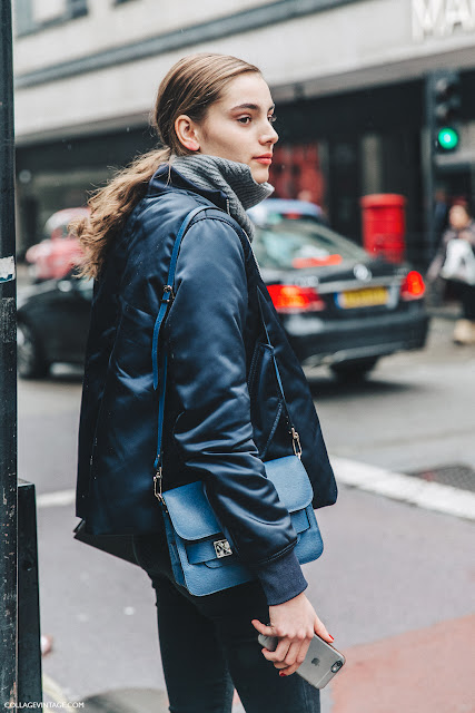 Street Style from Fashion Week NYFW and LFW | Collage Vintage