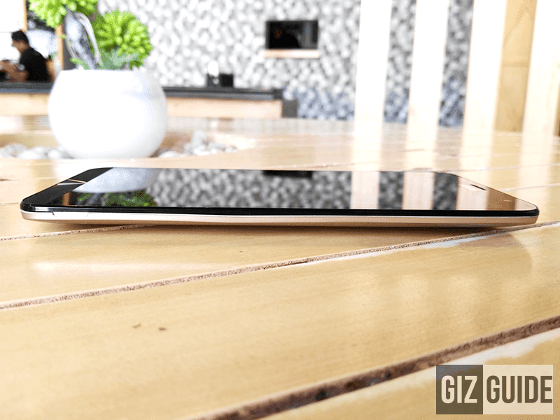 View on how the slim phone looks