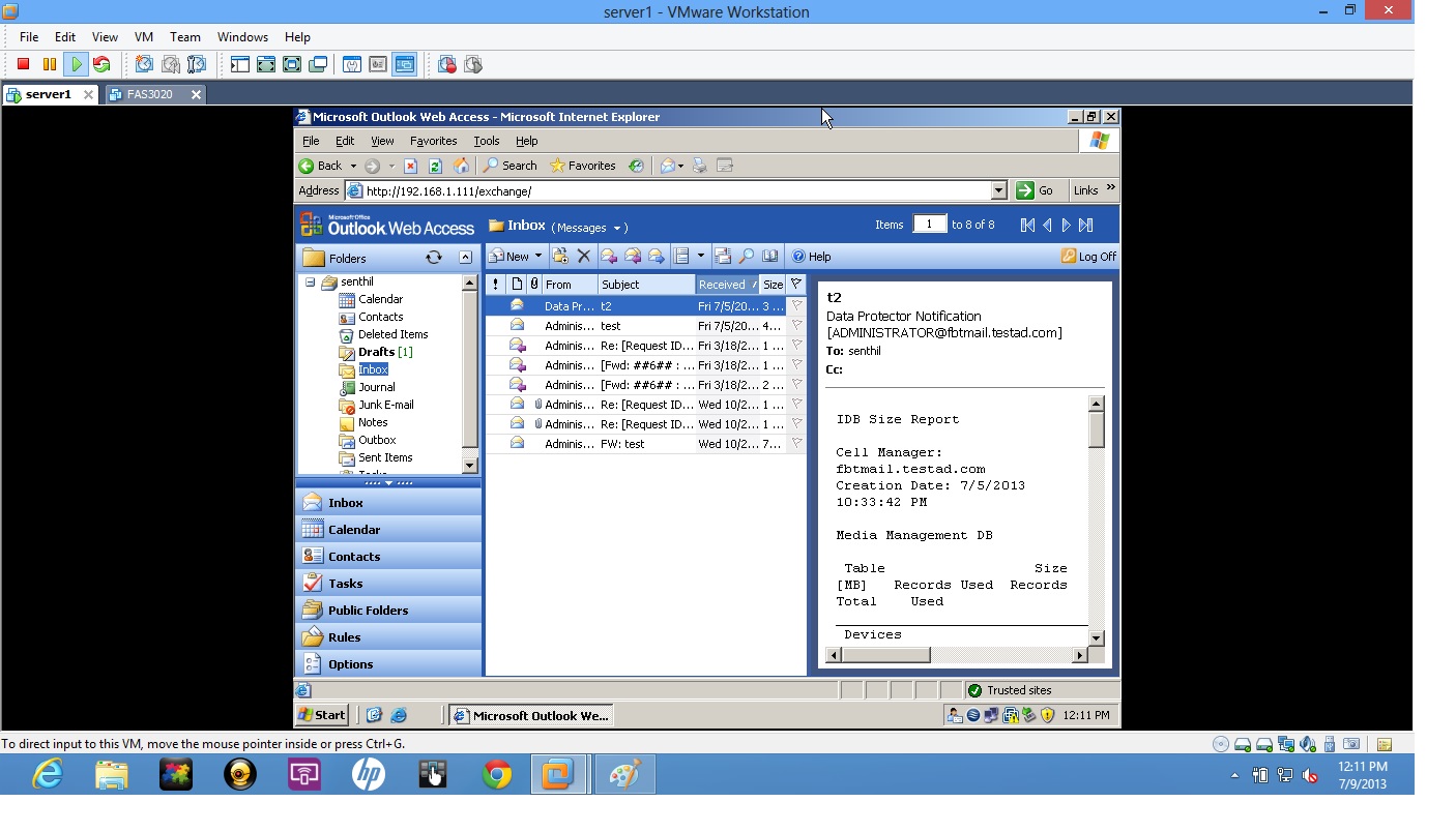Remote Infrastructure Management HP Data Protector integration with MS