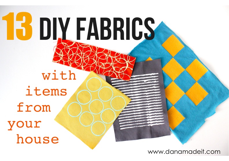 DIY Fabric Prints - MADE EVERYDAY