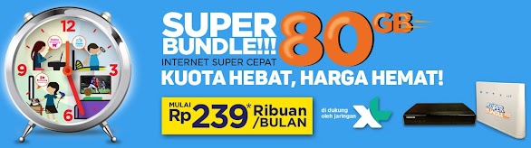 MNC Vision Internet Super Bundle XL 4G LTE 80GB MNC Vision Internet Super Bundle XL 4G LTE 80GB