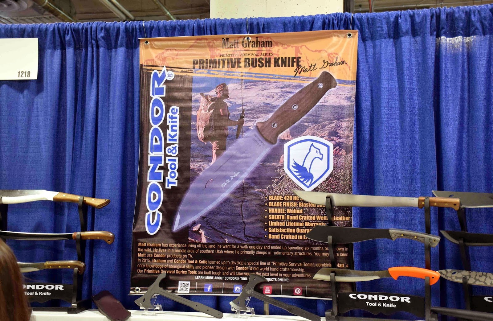 Rocky Mountain Bushcraft SHOT Show 2015 Matt Graham's new Primitive