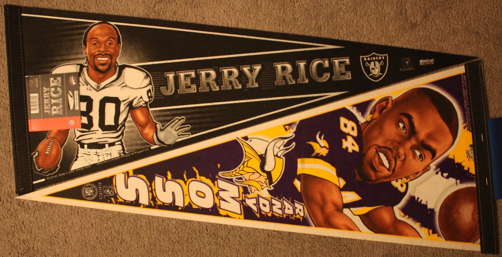 Mudge Studio's Sports Designs: Jerry Rice vs Randy Moss for 