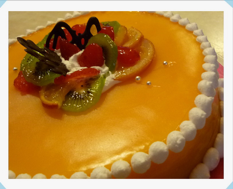 Baking at Home mandarin cake