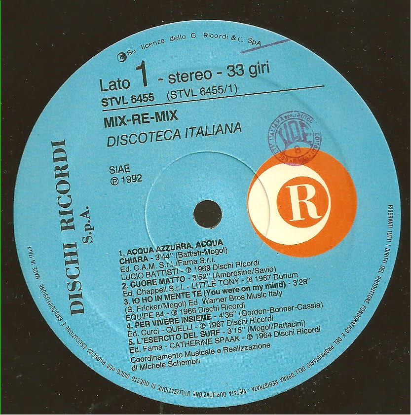 MEDUSABOY Artisti Vari MixReMix Discoteca Italiana ( 12 MEDUSABOY Artisti Vari MixReMix Discoteca Italiana ( 12