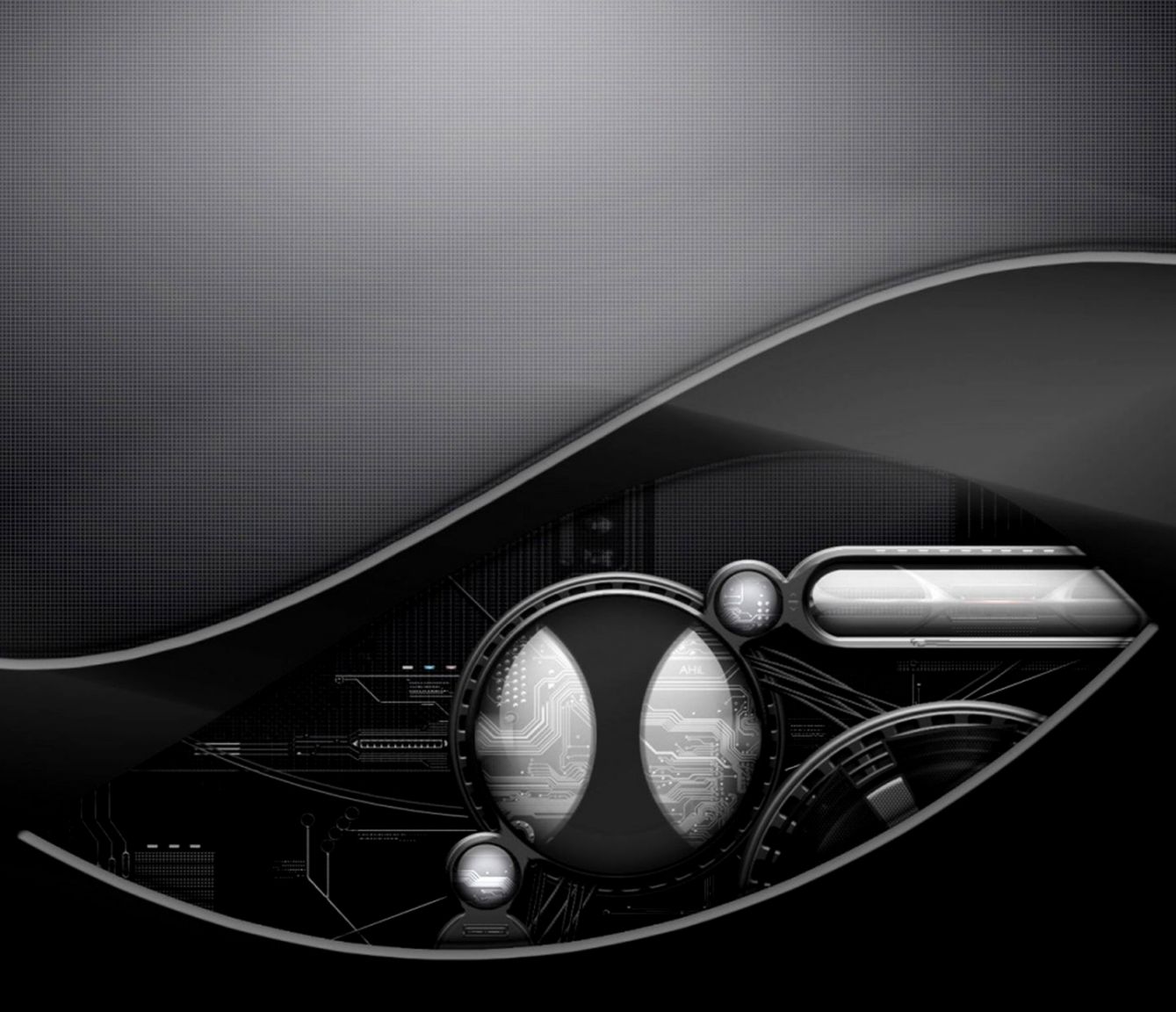 Blue and Grey Abstract Wallpaper
