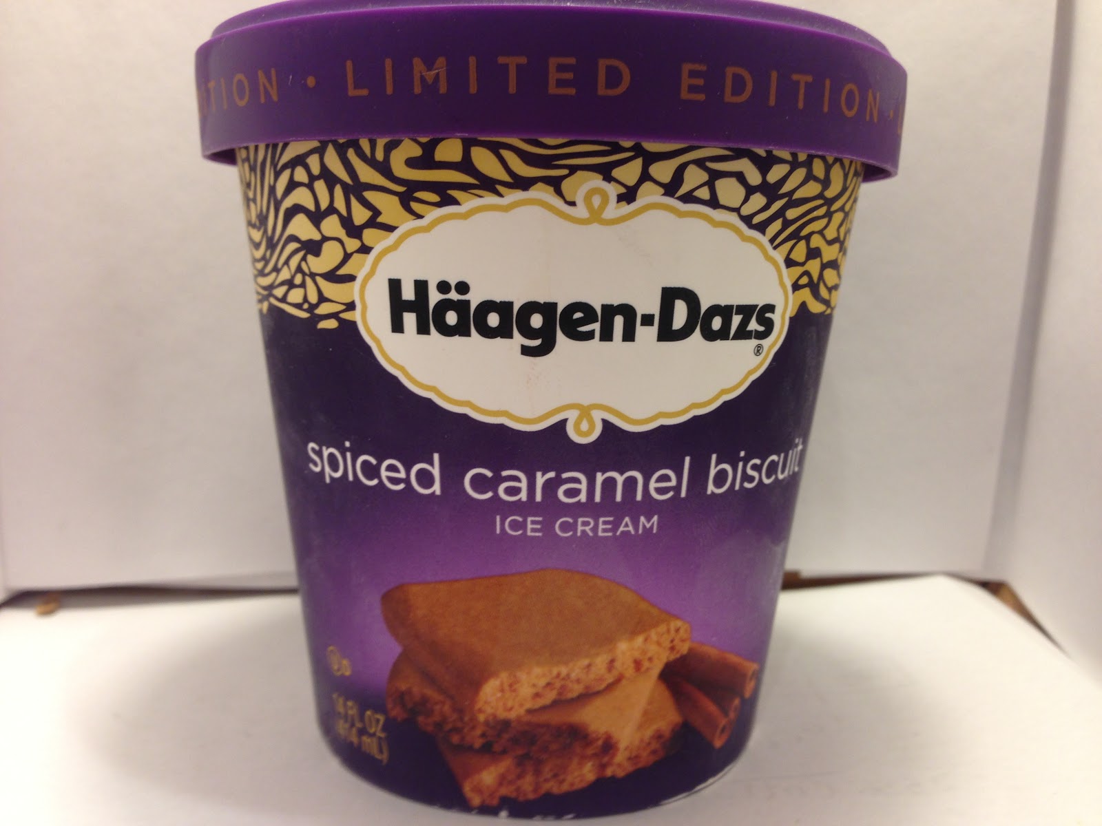 Crazy Food Dude Review HaagenDazs Spiced Caramel Biscuit Ice Cream
