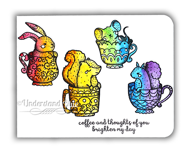 Perfect Blend Watercolor Card by Understand Blue