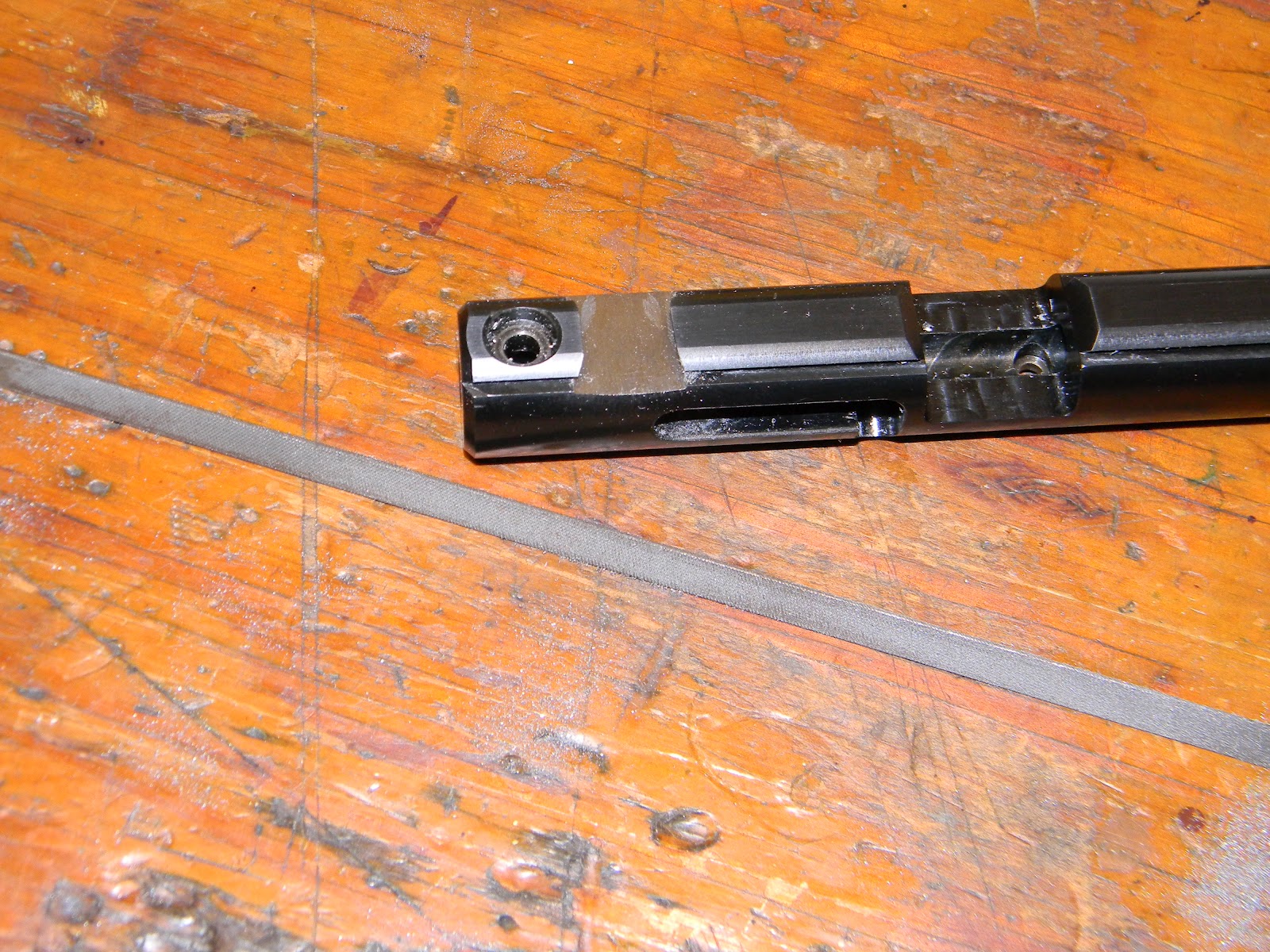 Another Airgun Blog ReCutting the 22XX Dovetail for a New Sight