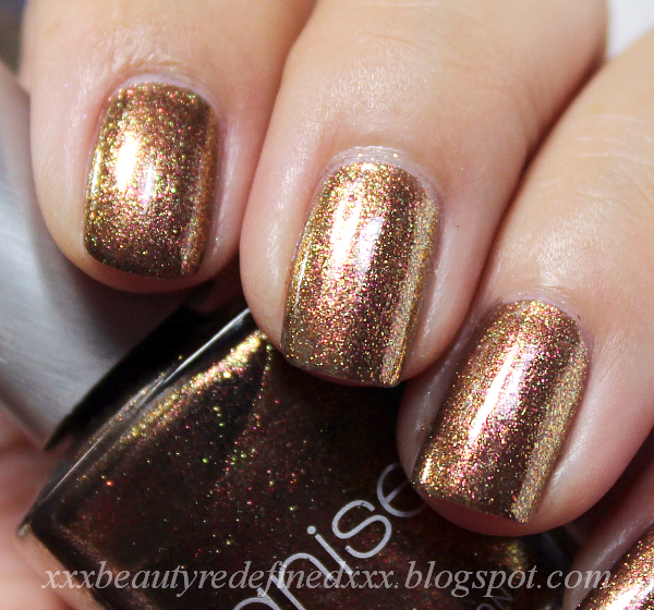 BeautyRedefined by Pang Anise Nail Polish Swatch Be Wordly and Gilt Trip