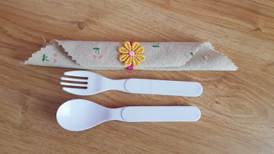 DIY Play Food. cloth napkins and napkin rings tutorial