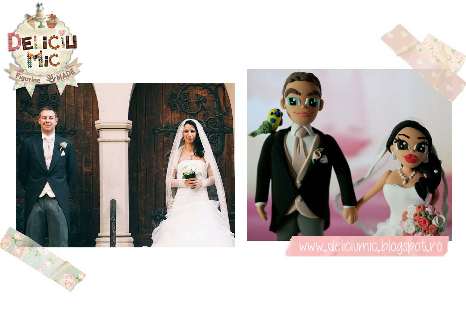 Figurine tort papagali Figurine tort papagali