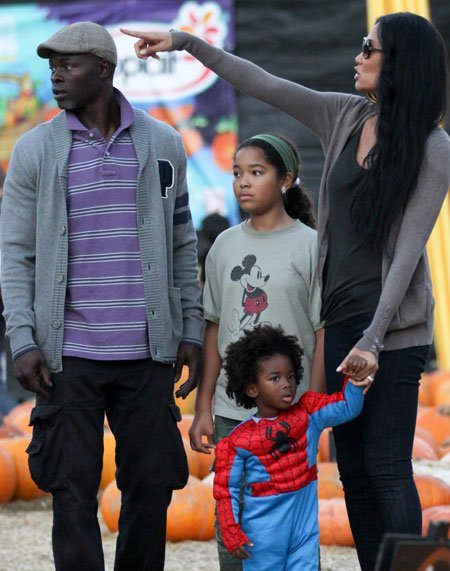 Look at how big Kimora Lee Simmons? son with Djimon Hounsou is now!