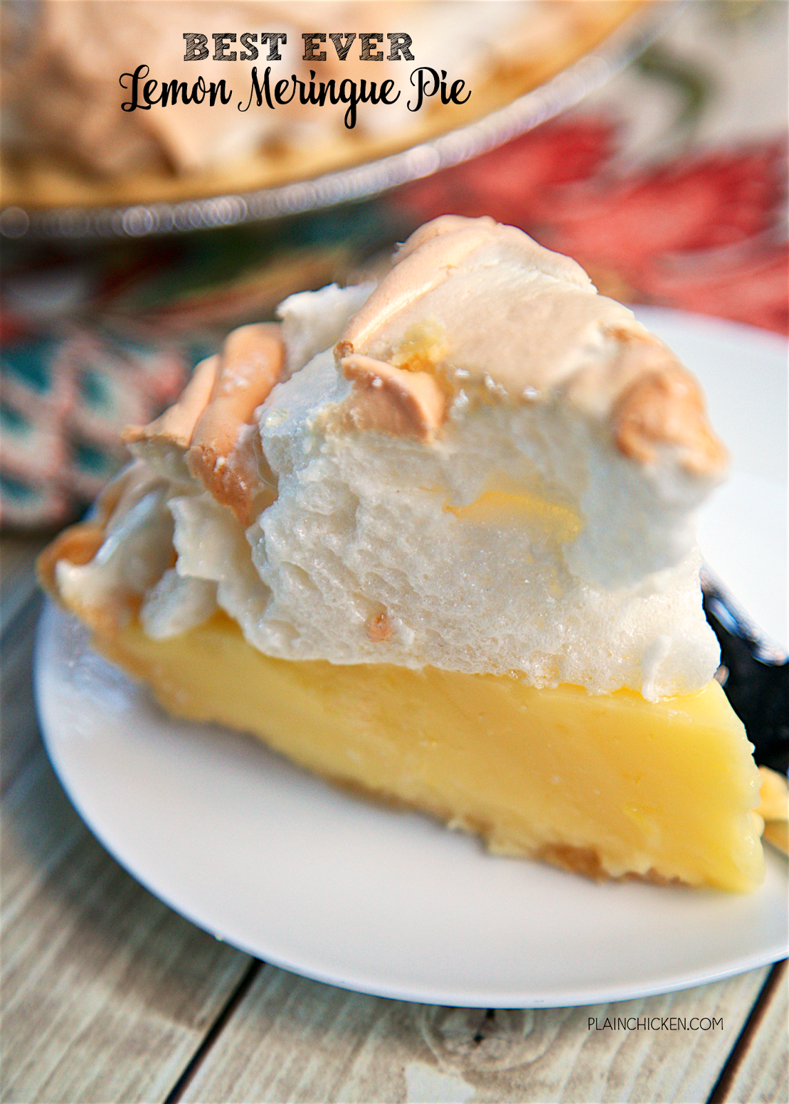 Best Ever Lemon Meringue Pie Plain Chicken®