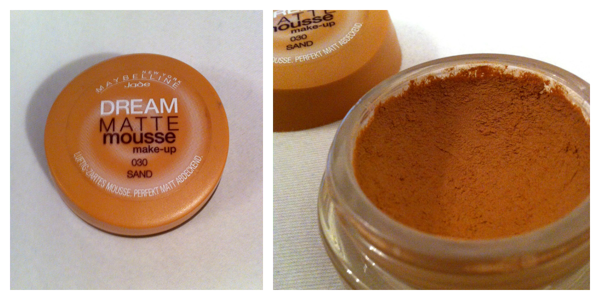 Sparkling Night Review Maybelline, Dream Matte Mousse makeup, "030 sand"