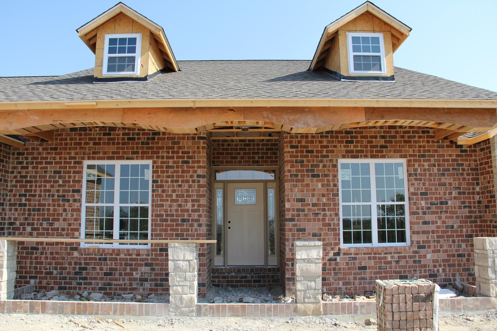 Our New Home The Exterior Brick, Stone, and Siding