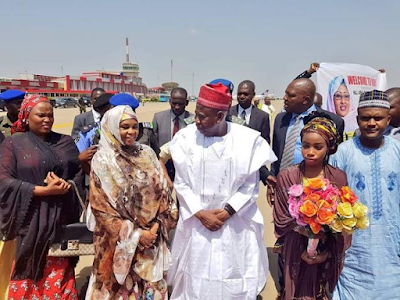 1 Photos: Aisha Buhari arrives Kano on a 1-day working visit