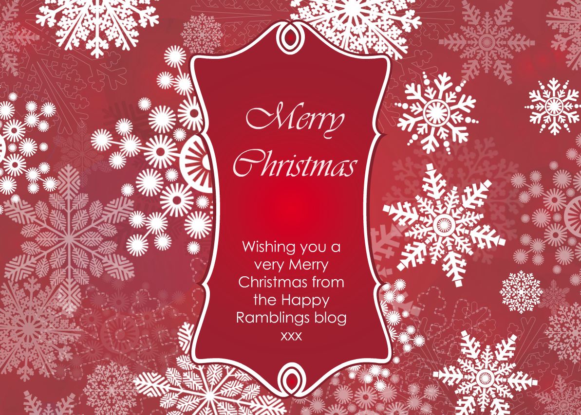Happy Ramblings Christmas wishes to all who visit my blog!