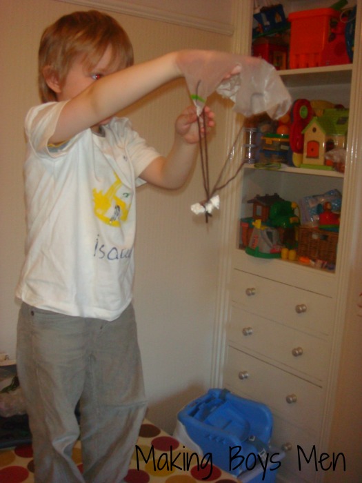 Making Boys Men Things To Do With Plastic Bags and Kids