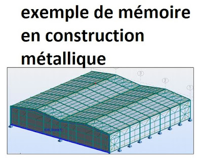 mémoire de fin d'étude en construction métallique