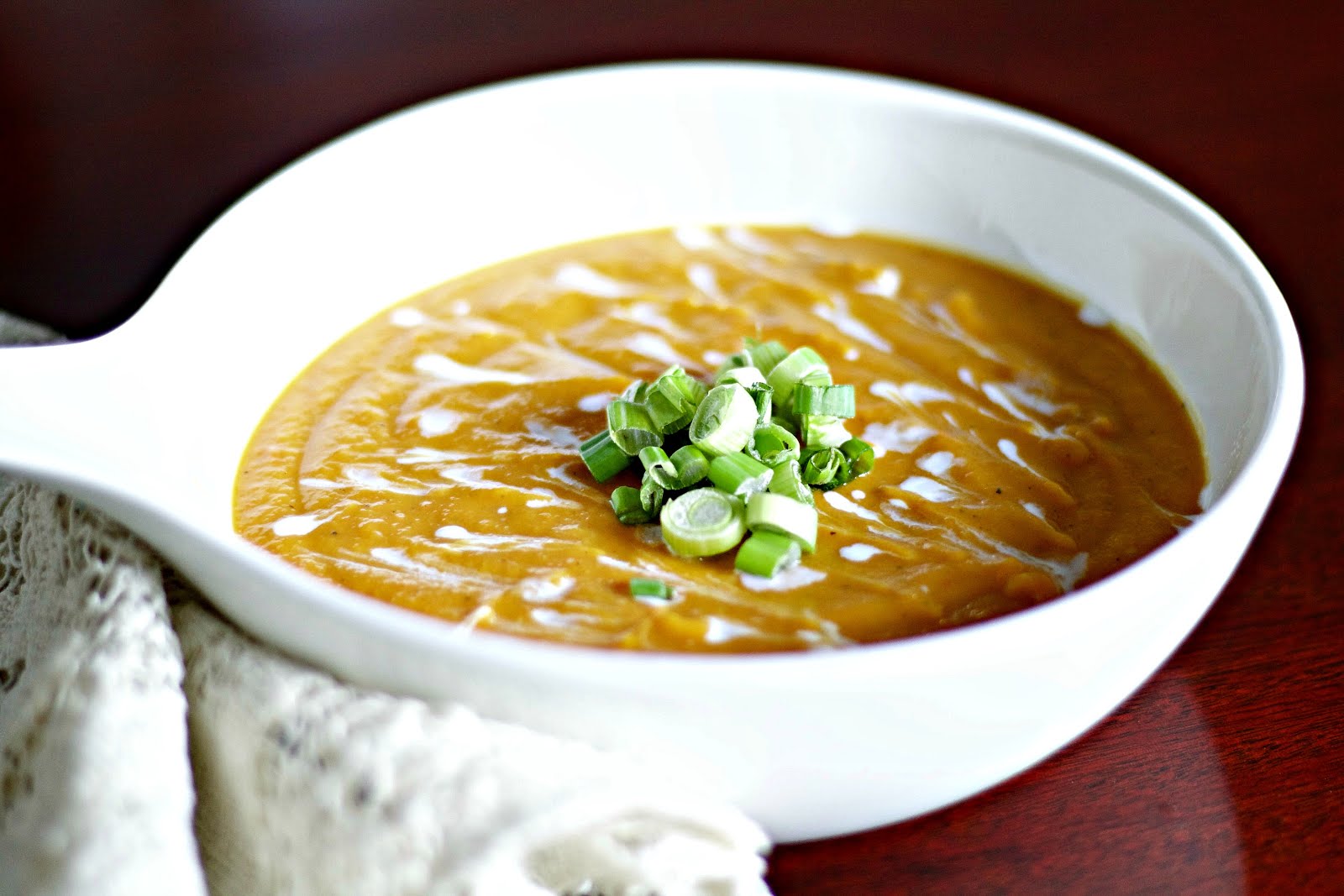 Savvy Sisters Creamy Sweet Potato and Carrot Soup (vegan)