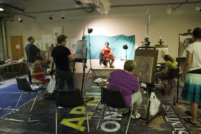 Alia ElBermani Contemporary Portrait Painting