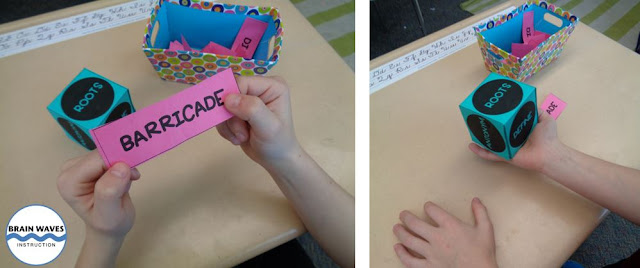 Have students pick a vocabulary word and roll their "vocabulary fate" with this super fun and easy vocab game!