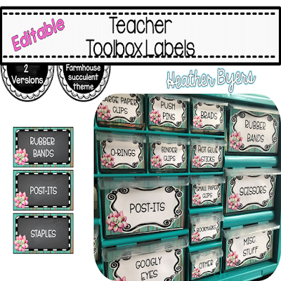 teacher toolbox labels