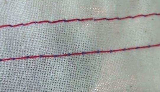 Como ajustar la tensión del hilo superior en la maquina de coser