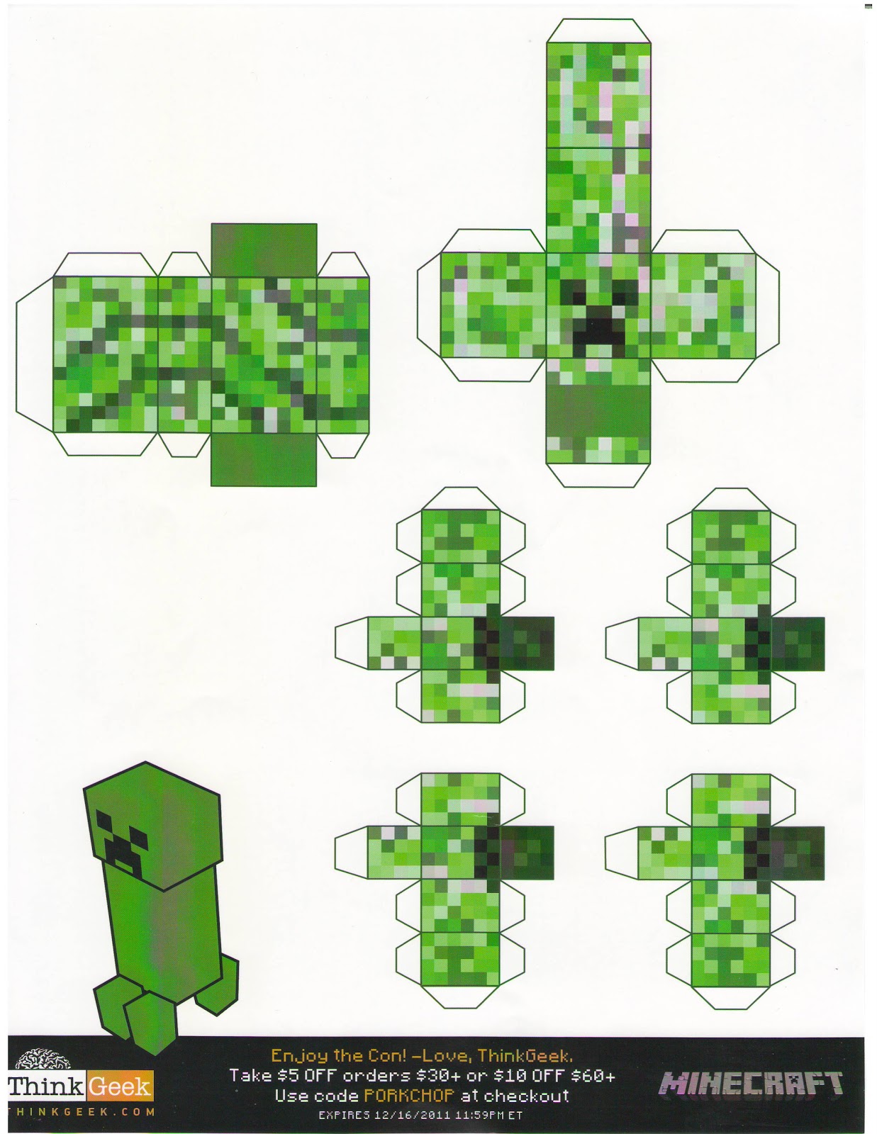 Minecraft Paper Craft - Paper Crafts Ideas for Kids