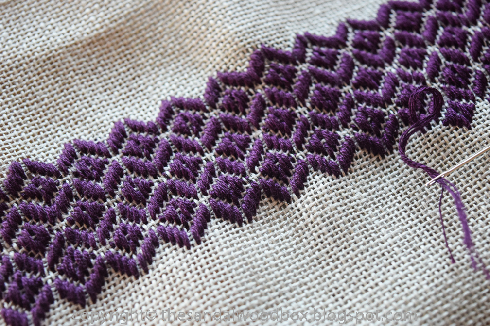 The Sandalwood Box Kogin Embroidery