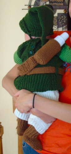 A GAMER'S WIFE: Baby Link Costume from Legend of Zelda