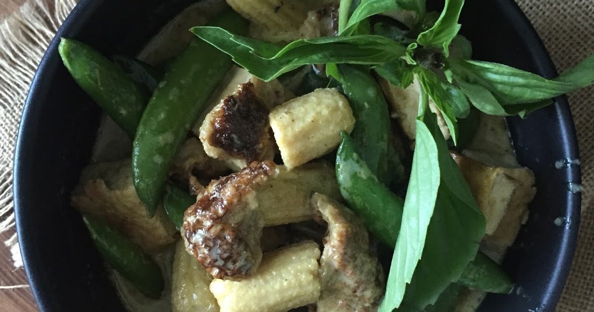 Jul 18 Green Curry with Home made Seitan