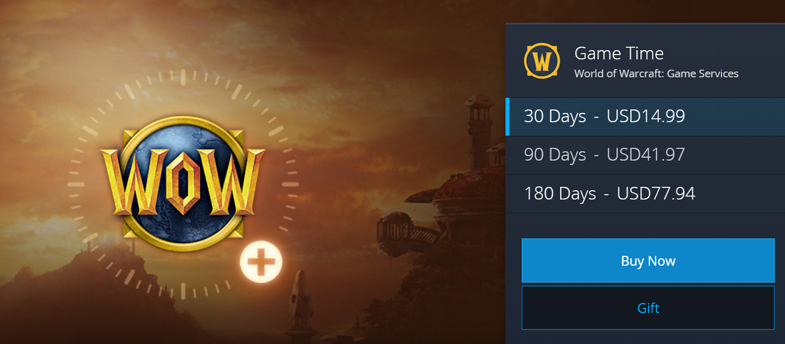 Joe Iz Gaming Blog World of Warcraft 1Month Game Time