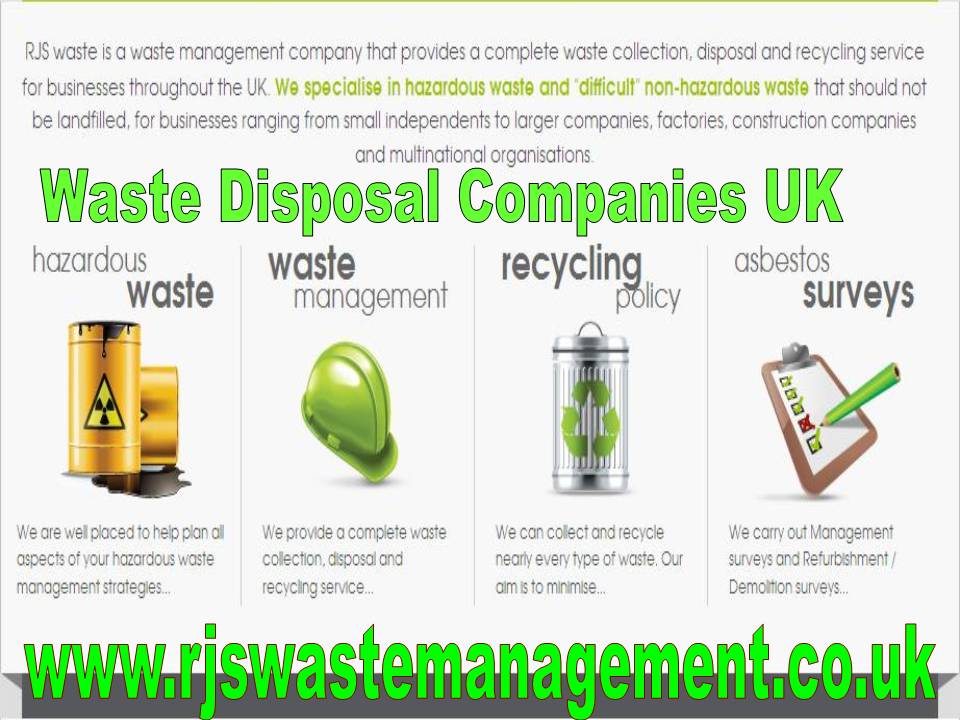 Waste Disposal Companies UK