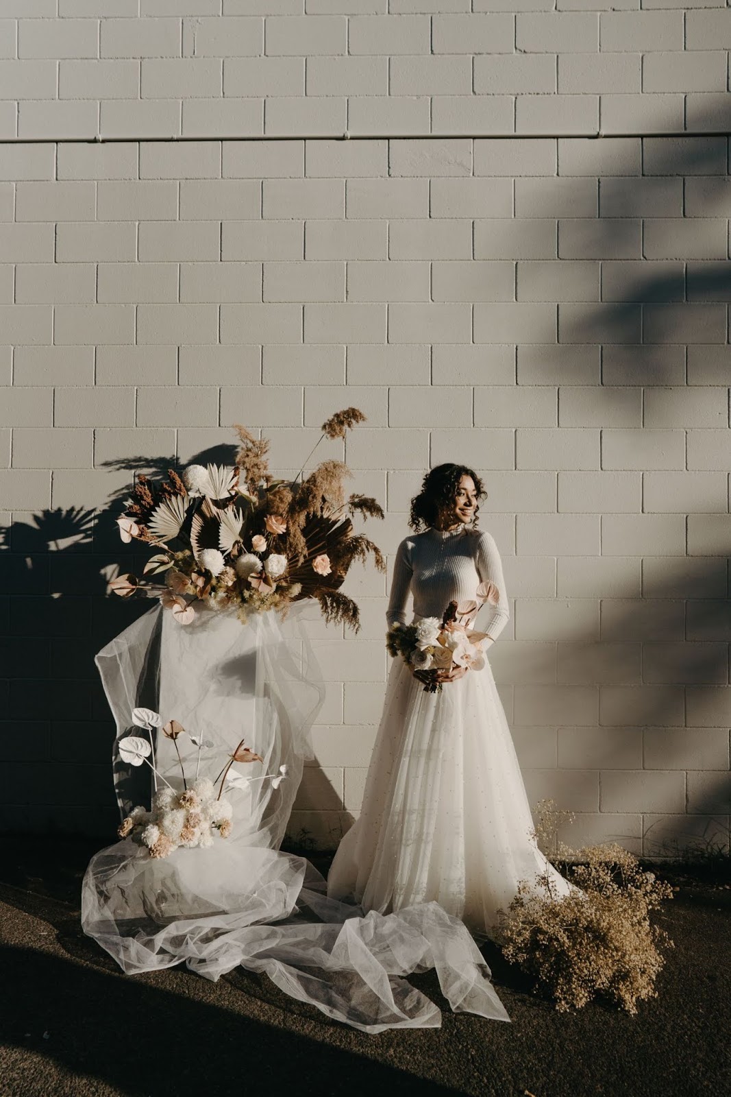 angela cannavo photography weddings sunshine coast wedding skirt bridal bouquet florals bride