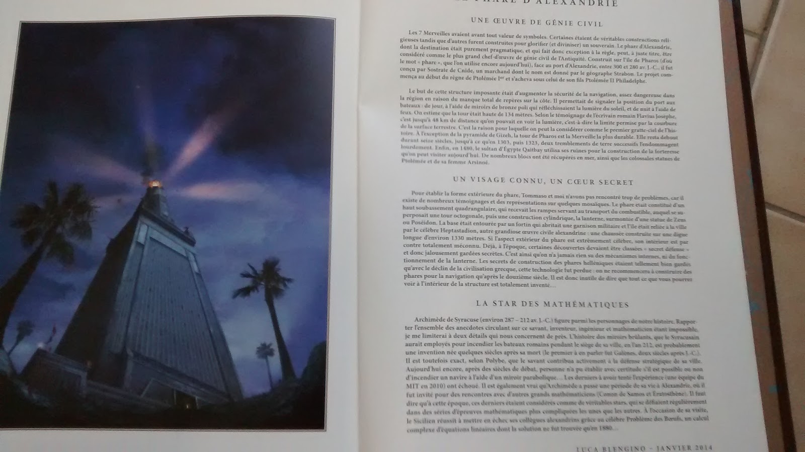 Le Phare Aux Orques Histoire Vraie Les carnets d'Eimelle : Les 7 merveilles Tome 3 Le Phare d'Alexandrie