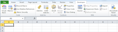 Cara Menampilkan Tab Developer pada Excel