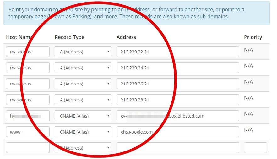 setting A record domain setting A record domain