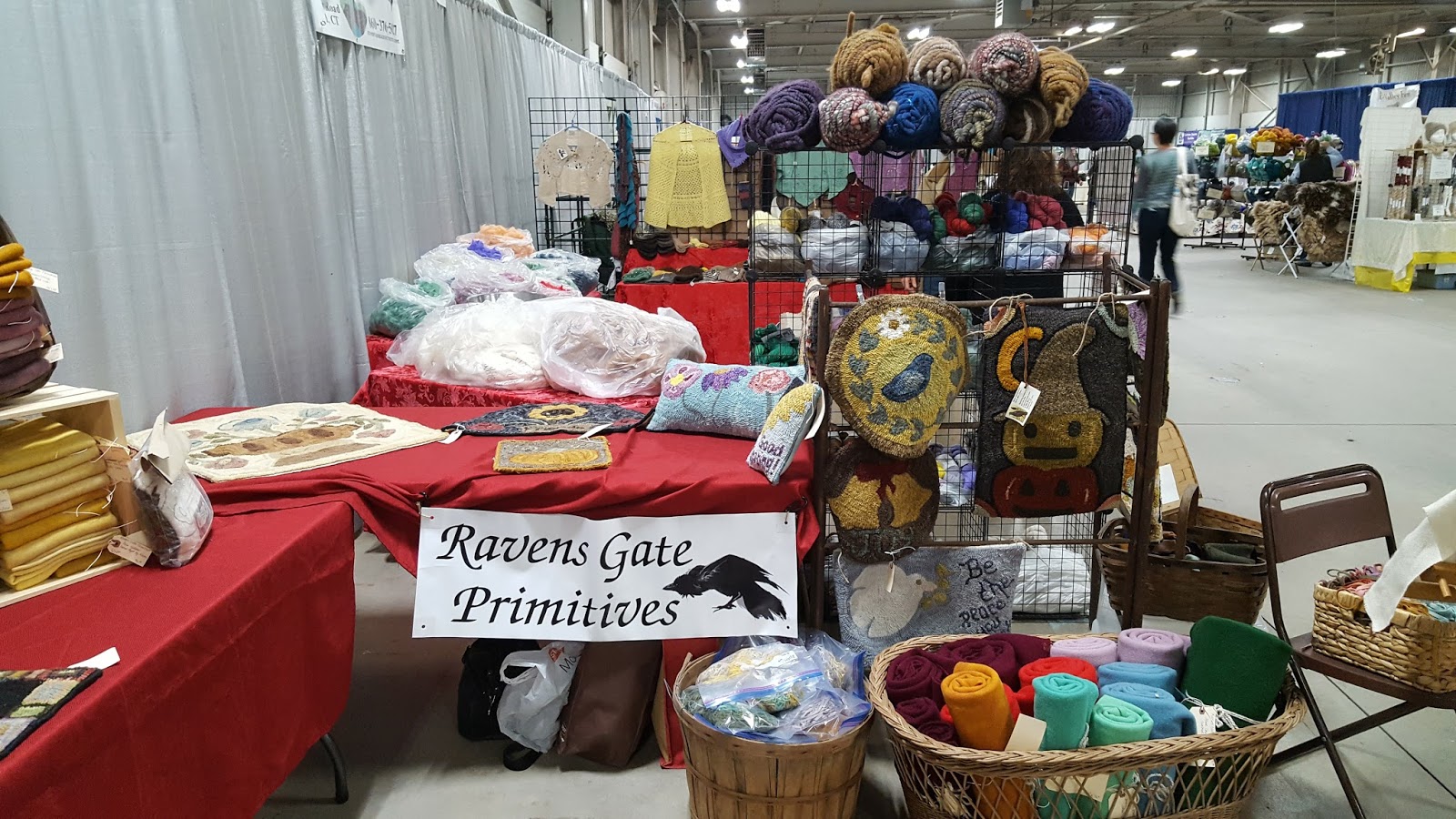 Raven's Gate Primitives The New England Fiber Festival!